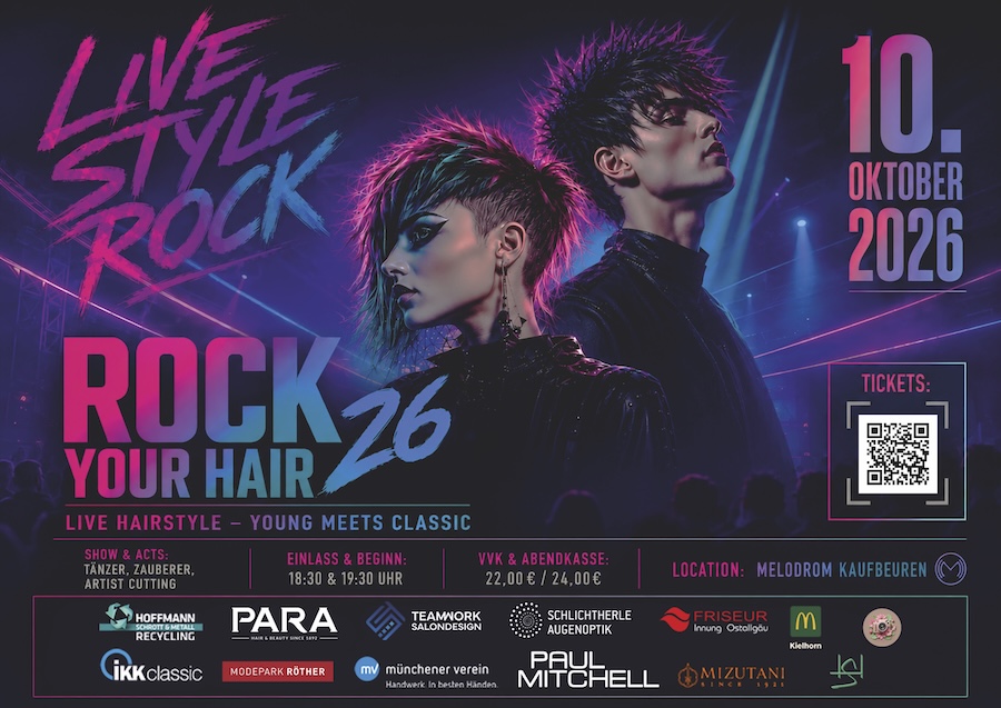 Friseurinnung Ostallgäu – ROCK YOUR HAIR 2026: Young meets Classic
