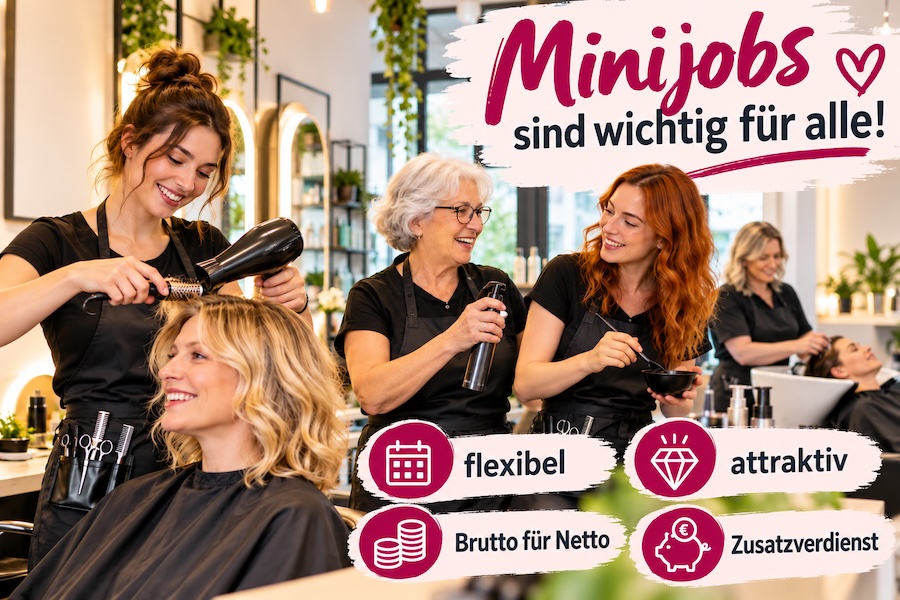 Minijobs erhalten! – Bayerns Friseure warnen vor Mehrkosten bei Minijobs